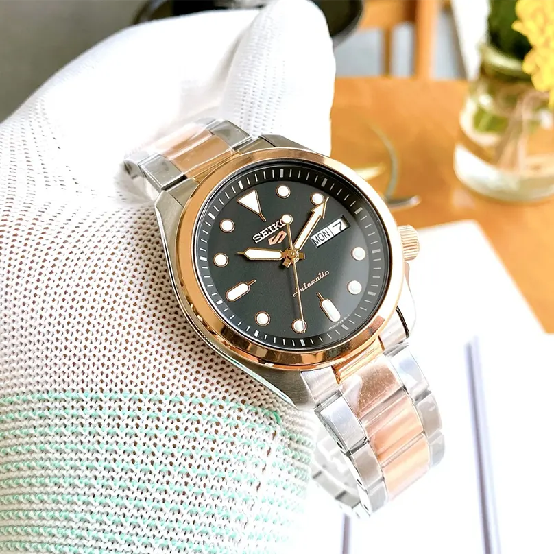 Seiko 5 Sports Two-tone Automatic Men's Watch- SRPE58K1